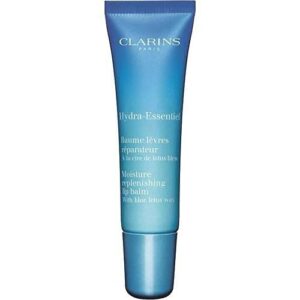 clarins hydra-essentiel moisture replenishing lip balm | moisturizes, soothes and protects | visibly plumps | all skin types | 0.4 ounces