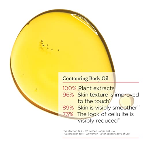 Clarins Contour Body Treatment Oil | Visibly Firms, Tones and Reduces Sponginess | Skin Texture Is Improved To The Touch After First Use* | Dermatologist Tested | Natural 100% Plant Extracts