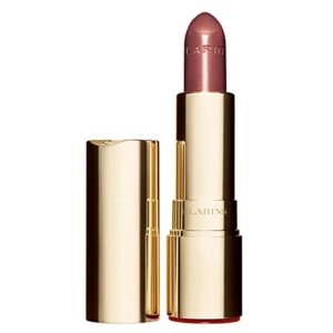 clarins joli rouge brillant lipstick | shiny, sheer finish | intense, long-lasting color | moisturizing | hydrates lips | mango oil and marsh samphire extract deliver skincare benefits | 0.1 ounces
