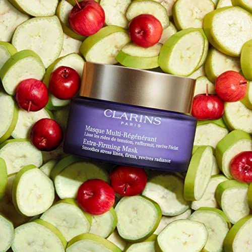 Clarins Extra-Firming Mask | Anti-Aging Face Mask | Visibly Firms, Smoothes Stress Lines and Minimizes Wrinkles | Restores Radiance | Hyaluronic Acid Boosts Hydration | All Skin Types | 2.5 Ounces