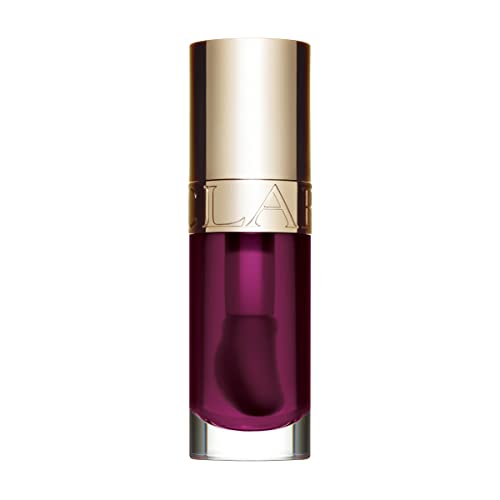 Clarins Lip Comfort Oil | Soothes, Comforts, Hydrates and Protects Lips | Sheer, High Shine Finish | Visibly Plumps | 93% Natural Ingredients | Organic Sweetbriar Rose Oil, Rich in Omega-6 and Omega-3