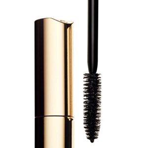 Clarins Supra Volume Mascara | Award-Winning | Volumizing and Lengthening | Double Volume Effect | Visibly Thickens and Smoothes Lashes | Clump-Free and Smudge-Proof | Long-Wearing | 0.2 Ounces