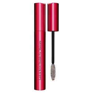 clarins lash & brow double fix mascara | 2-in-1 waterproof lash & brow setting mascara | 12 hour hold | protects, nourishes and conditions | waterproof, sweatproof and smudgeproof | 0.2 oz