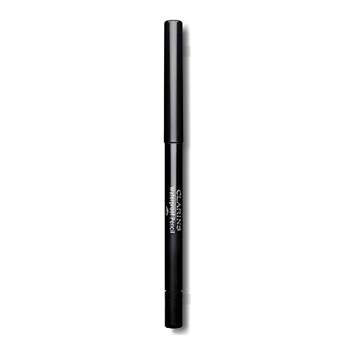 Clarins Waterproof Eye Pencil | Award-Winning | Highly Pigmented and Long-Wearing | Includes Retractable Tip, Built-In Sharpener and Smudger For Smoky Eye Looks | 0.01 Ounces