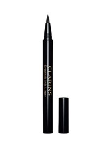 clarins graphik ink liquid eyeliner | intensely pigmented and highly precise | felt tip applicator | intense black color with a luminous finish | quick-drying, long-wearing and transfer-proof |0.01 oz