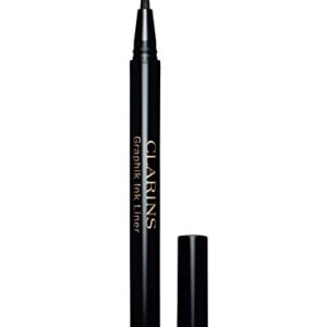 Clarins Graphik Ink Liquid Eyeliner | Intensely Pigmented and Highly Precise | Felt Tip Applicator | Intense Black Color With A Luminous Finish | Quick-Drying, Long-Wearing and Transfer-Proof |0.01 Oz