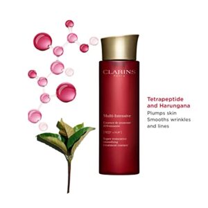 Clarins Super Restorative Treatment Essence | Anti-Aging Face Lotion For Mature Skin Weakened By Hormonal Changes | Visibly Smoothes, Refines Pores, Softens Skin and Restores Radiance | 6.7 Fl Oz