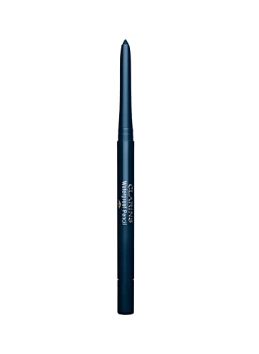 Clarins Waterproof Eye Pencil | Award-Winning | Highly Pigmented and Long-Wearing | Includes Retractable Tip, Built-In Sharpener and Smudger For Smoky Eye Looks | 0.01 Ounces