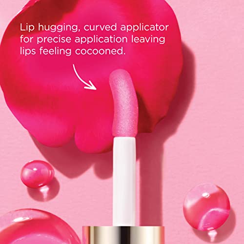Clarins Lip Comfort Oil | Soothes, Comforts, Hydrates and Protects Lips | Sheer, High Shine Finish | Visibly Plumps | 93% Natural Ingredients | Organic Sweetbriar Rose Oil, Rich in Omega-6 and Omega-3