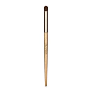 Clarins Eyeshadow Brush | Dense, Rounded Brush For Shaping and Smudging | Blends Cream and Powder Formulas | Smudges Eyeliner | Ultra-Soft Synthetic Fibers and Sustainably Sourced Birch Handle