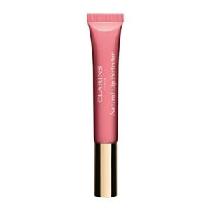 clarins natural lip perfector | award-winning | sheer finish lip gloss | instant 3d shine | nourishing, hydrating, softening and lip plumping | contains natural plant extracts with skincare benefits