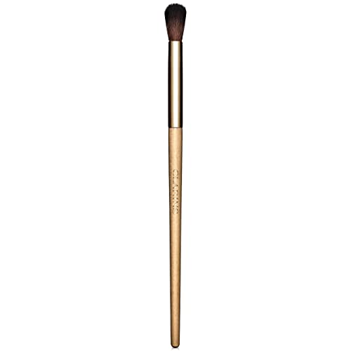 Clarins Smudging Eyeshadow Brush | Blending Brush For Cream and Powder Formulas and For Smudging Eyeliner | Ultra-Soft Synthetic Fibers and Sustainably Sourced Birch Handle