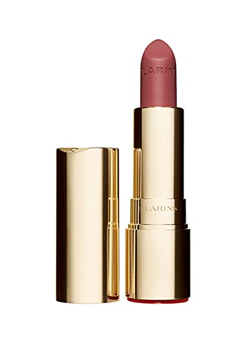 Clarins Joli Rouge Velvet Lipstick | Luminous, Matte Finish | Intense, Long-Lasting Color | Moisturizing | Organic Apricot Oil and Marsh Samphire Extract Deliver Skincare Benefits | 0.1 Ounces