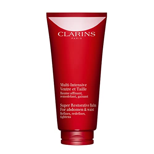 Clarins NEW Super Restorative Abdomen & Waist|Anti-Aging Body Cream For Mature Skin Weakened By Hormonal Changes|Visibly Redefines for Slimming Effect|Firms, Tightens & Tones Skin|6.8 Ounces