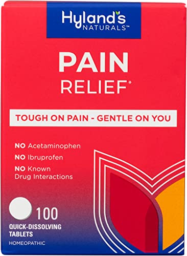 Hyland's Natural Pain Relief for Neck Back Shoulder Muscle and Joint Tablets, 100 Count