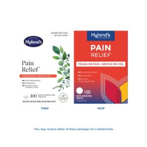 Hyland's Natural Pain Relief for Neck Back Shoulder Muscle and Joint Tablets, 100 Count