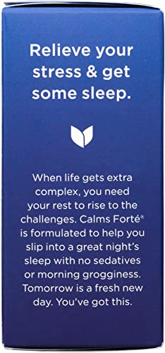 Hyland's Naturals Calms Forte Tablets, Natural Relief of Nervous Tension and Occasional Sleeplessness, 100 Count