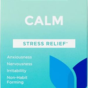 Hyland's Naturals Calm Tablets, Stress Relief Supplement, Natural Relief Of Anxiousness, Nervousness, And Irritability, 50 Count