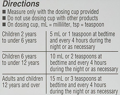 Cold Medicine for Kids Ages 2+ by Hyland's, Nighttime Cold 'n Mucus Relief Liquid, Natural Relief of Mucus & Congestion, Runny Nose, Cough, 4 Ounces