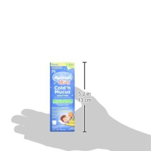 Cold Medicine for Kids Ages 2+ by Hyland's, Nighttime Cold 'n Mucus Relief Liquid, Natural Relief of Mucus & Congestion, Runny Nose, Cough, 4 Ounces