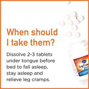 Hyland''s Leg Cramps PM Nighttime Cramp Relief Tablets, 50 Count (Pack of 2)