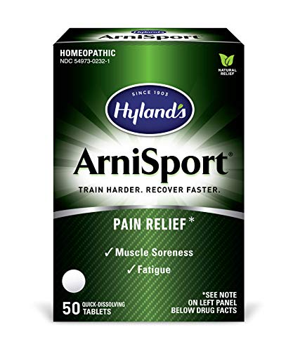 Hyland's Arnica for Post Workout Muscle Relief, 50 Count Quick Dissolving Tablets
