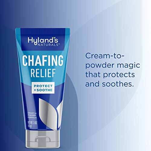 Hyland's Naturals Chafing Relief, Cream to Powder Formula, Anti Chafing Cream - 3 Ounce