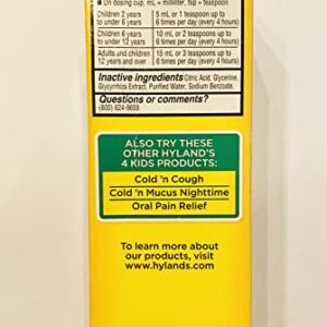 Hylands Homepathic Cold 'n Mucus - 4 Kids - 4 fl oz