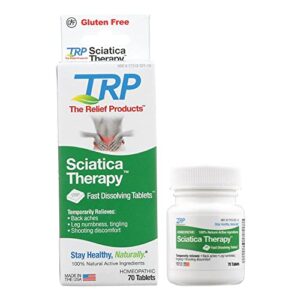 the relief products sciatica therapy tablets, 70 count