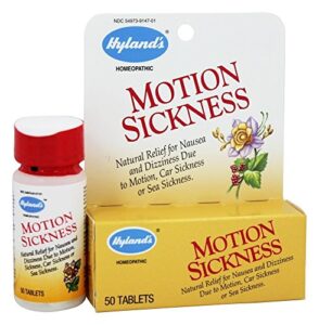hylands homeopathic motion sickness tablets, 50 tab