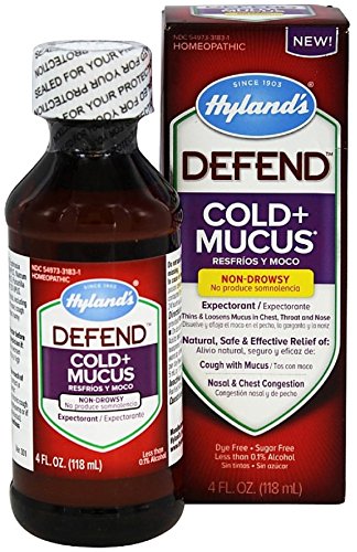 Hylands Homepathic Cold and Mucus - Defend - 4 fl oz