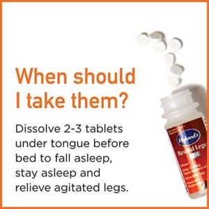 Hyland's Restful Legs PM Quick Dissolving Tablets - 50 Tablets, Pack of 6