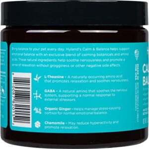 Hyland's Naturals - Dogs - Calm & Balance, 90 Soft Chews, Supports Balanced Behavior, Normal Emotional Balance, Relaxation & Restful Sleep, L-Theanine, GABA & Chamomile, Chicken Liver Flavor