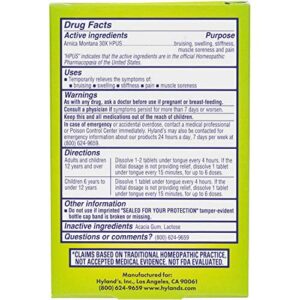 Hyland's Arnica 30x Pain Relief Formula, 50 Tablets Each (Pack of 6)