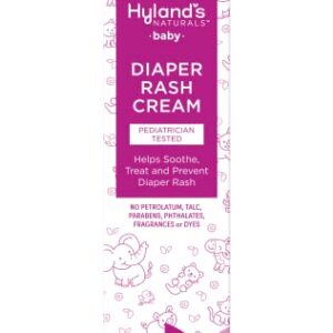 Hyland's Naturals Baby Diaper Rash Cream, Soothe, Treat & Prevent Diaper Rash, With Zinc Oxide, Organic Calendula, Aloe, & Chamomile, Safe & Gentle, Pediatrician Tested, 3 Oz.