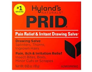 smile’s prid drawing salve by hyland’s, relief of topical pain and skin irritations, 18 grams