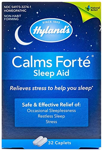 Hyland's Calms Forte Sleep Aid Tablet, 32 Count (2 Pack)