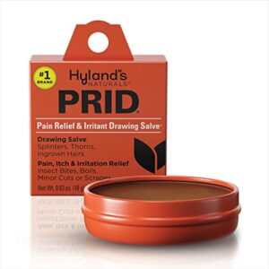 Hyland's Naturals PRID Drawing Salve, Relief of Topical Pain and Skin Irritations, 18 Grams