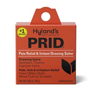 Hyland's Naturals PRID Drawing Salve, Relief of Topical Pain and Skin Irritations, 18 Grams