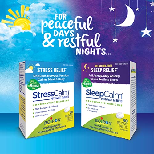 Boiron SleepCalm Sleep Aid for Deep, Relaxing, Restful Nighttime Sleep - Melatonin-Free and Non Habit-Forming - 60 Count