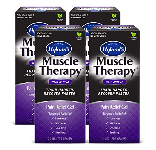Hyland's Muscle Therapy Gel with Arnica, Pack of 4