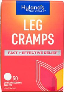 hyland’s leg cramps tablets, natural relief of calf, leg and foot cramp, 50 count