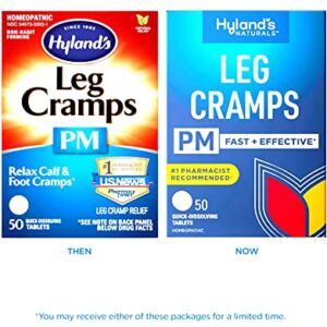 Hyland's Leg Cramps PM With Quinine Tablets 50 ea ( Pack of 6)