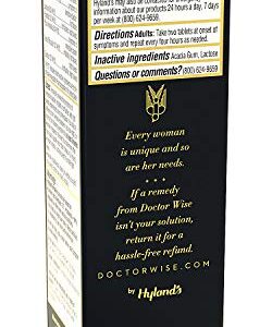 Doctor Wise Bladder, Gentle, Natural Relief of Overactive Bladder, Hot Flashes and Night Sweats, 68 Quick Dissolving Tablets