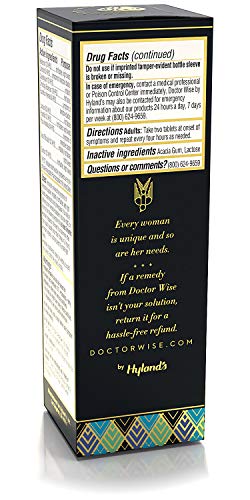 Doctor Wise Bladder, Gentle, Natural Relief of Overactive Bladder, Hot Flashes and Night Sweats, 68 Quick Dissolving Tablets