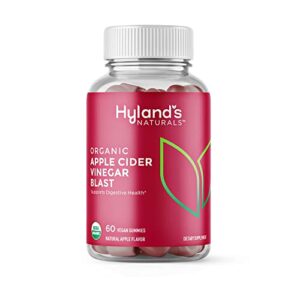 HYLAND'S Naturals Organic Elderberry Plus Gummies + Apple Cider Videgar Blast Gummies - 120 Vegan Adult Gummies (60 of Each)