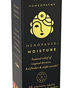 Menopause Natural Homeopathic Relief of Vaginal Dryness, Hot Flashes and Night Sweats, Doctor Wise Menopause Moisture by Hyland's, 68 Quick Dissolving Tablets