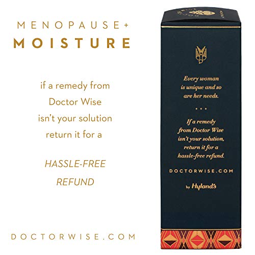 Menopause Natural Homeopathic Relief of Vaginal Dryness, Hot Flashes and Night Sweats, Doctor Wise Menopause Moisture by Hyland's, 68 Quick Dissolving Tablets