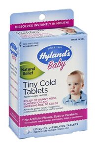 hyland’s baby tiny cold tablets 125 ea (pack of 8)8