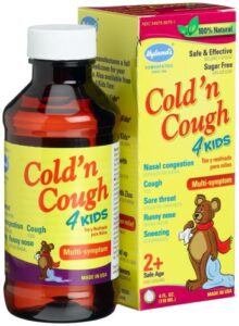 hyland’s cold ‘n cough 4 kids, 4.0 fl ounce boxes (pack of 8)